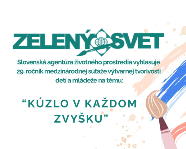 Kúzlo v každom zvyšku: Medzinárodná súťaž Zelený svet 2025 štartuje na Svetový deň potravín
