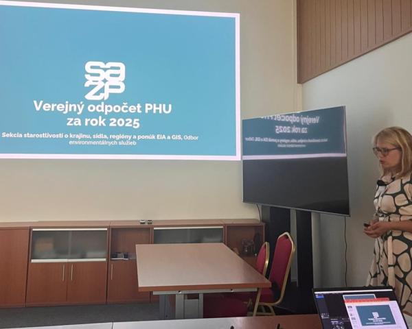 Verejný odpočet činností SAŽP za rok 2025
