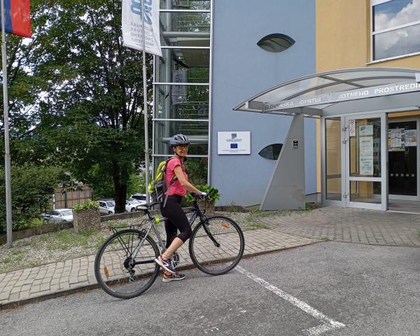 Do práce na bicykli: Zamestnanci SAŽP ušetrili viac ako 2 tony CO2