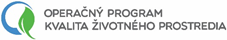 Logo OPERAČNÝ PROGRAM KVALITA ŽIVOTNÉHO PROSTREDIA